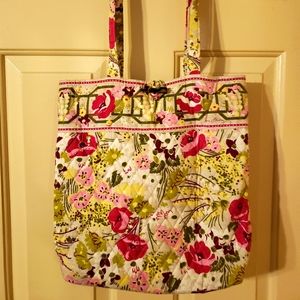Very Bradley tote with flower print